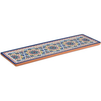 Bandeja de servicio APS Arabesque - Aspecto terracota - 16,2x53 cm Bandeja de servicio APS Arabesque - Aspecto terracota - 16,2x53 cm