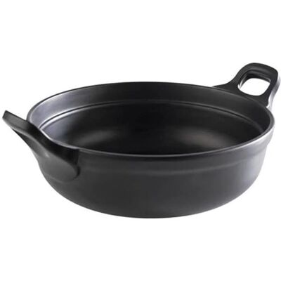 Assiette à Paella Noire APS - 210/280mm - Élégante & Durable - Publicité Assiette à Paella Noire APS - 210/280mm - Élégante & Durable - Publicité