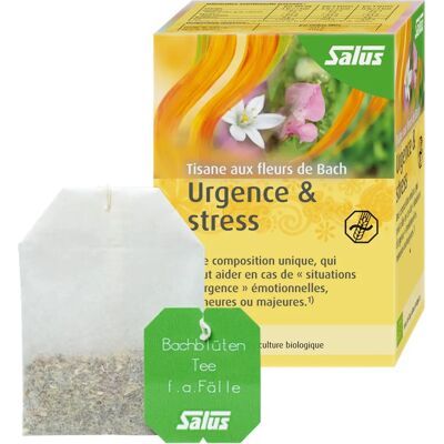 Tisane bio d'urgence et stress Bach - 15 sachets - Publicité Tisane bio d'urgence et stress Bach - 15 sachets - Publicité