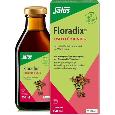 SALUS Pharma GmbH Floradix Eisen für Kinder Tonikum - Unterstützt Entwicklung SALUS Pharma GmbH Floradix Eisen für Kinder Tonikum - Unterstützt Entwicklung