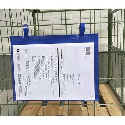 Kaiserkraft Bolsa Documentos - 100 Unidades, Azul, DIN A4 Apaisado Kaiserkraft Bolsa Documentos - 100 Unidades, Azul, DIN A4 Apaisado
