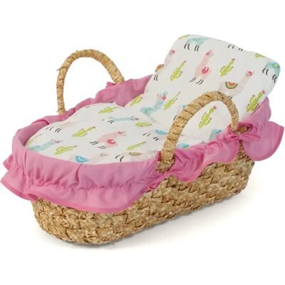 Sieglinde Bayer Puppe Tragetasche Lama - Doll Carrycot Sieglinde Bayer Puppe Tragetasche Lama - Doll Carrycot