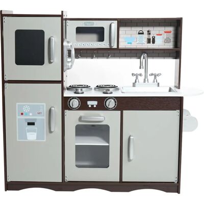 CHIC2000 Kinderküche - Gelb, Dunkelbraun, Weiß - Holzspielzeug CHIC2000 Kinderküche - Gelb, Dunkelbraun, Weiß - Holzspielzeug