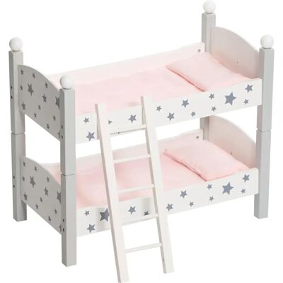 CHIC2000 Stern Grau Puppenbett - Puppenmöbel für Kinder CHIC2000 Stern Grau Puppenbett - Puppenmöbel für Kinder