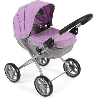 CHIC2000 Lilli Melange Lila Poppenwagen CHIC2000 Lilli Melange Lila Poppenwagen
