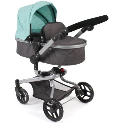 CHIC2000 Yolo Anthrazit-Mint Wózek dla lalek - Puppenwagen CHIC2000 Yolo Anthrazit-Mint Wózek dla lalek - Puppenwagen