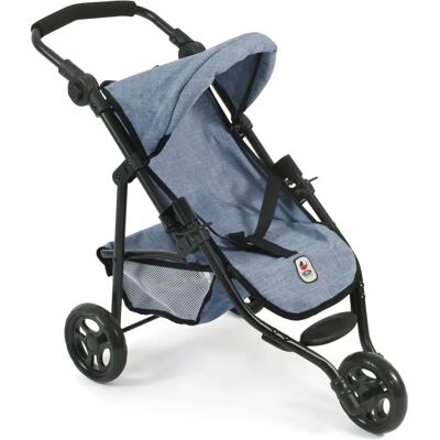 CHIC2000 Lola Puppenwagen - Höhenverstellbarer Griff, Klappdach - Für Puppen bis 50cm CHIC2000 Lola Puppenwagen - Höhenverstellbarer Griff, Klappdach - Für Puppen bis 50cm