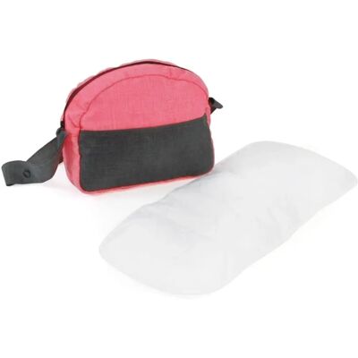 Bayer Chic Rosa-Graue Puppentasche - Puppenzubehör Bayer Chic Rosa-Graue Puppentasche - Puppenzubehör