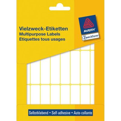 Avery 3336 Vita Självhäftande Etiketter - 50x14mm - 672 st Avery 3336 Vita Självhäftande Etiketter - 50x14mm - 672 st