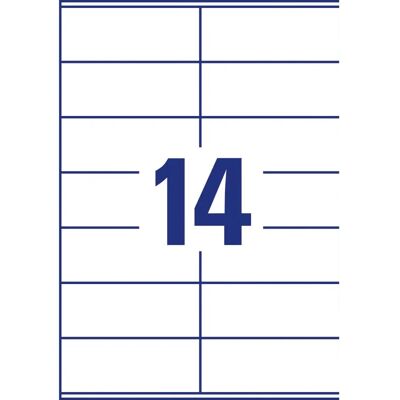 Etiquetas brancas Avery 105x41mm - Etiquetas Etiquetas brancas Avery 105x41mm - Etiquetas