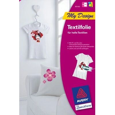 Avery MD1002 Leichte Textilfolie - Textiltransferfolie Avery MD1002 Leichte Textilfolie - Textiltransferfolie