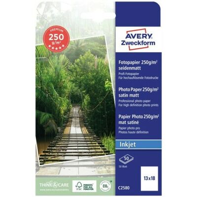 Avery Zweckform C2580 White Semi-gloss Photo Paper Avery Zweckform C2580 White Semi-gloss Photo Paper