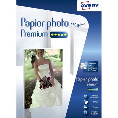 Fotopapír Avery C2453-40 - Lesklý Fotopapír Avery C2453-40 - Lesklý