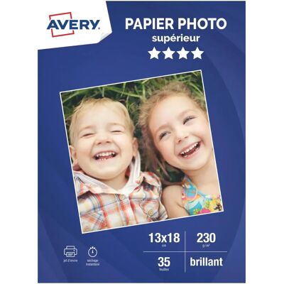 AVERY Glänzendes A4 Fotopapier - 35 Blatt - 180g AVERY Glänzendes A4 Fotopapier - 35 Blatt - 180g