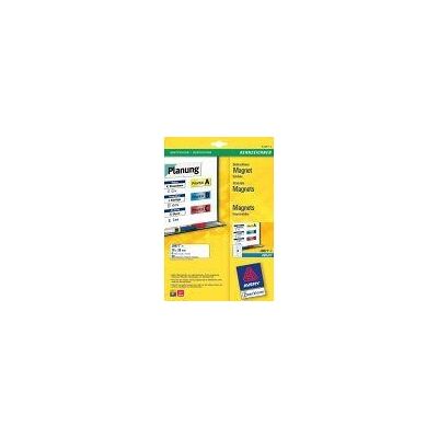 Avery J8871-5 Hvite Magnetetiketter - Printeretiketter og Skilt Avery J8871-5 Hvite Magnetetiketter - Printeretiketter og Skilt