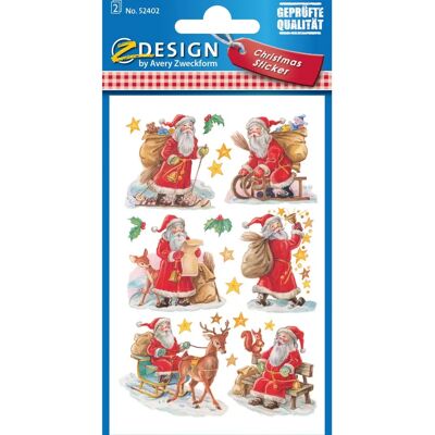 Magenta Vánoční štítky ZDesign 'Santa Claus' - 10 ks Magenta Vánoční štítky ZDesign 'Santa Claus' - 10 ks