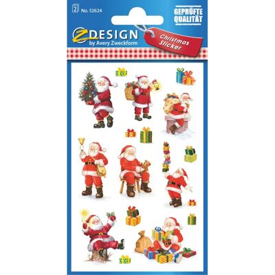 Autocollants de Noël Avery ZDesign - Lot de 10 - Publicité Autocollants de Noël Avery ZDesign - Lot de 10 - Publicité