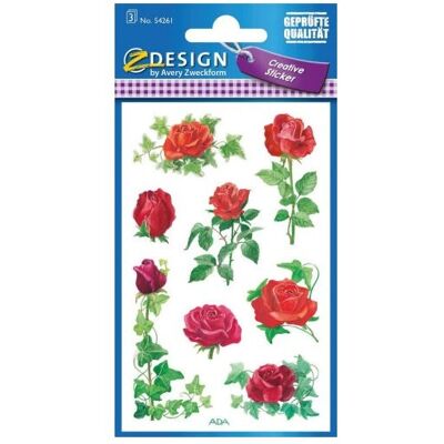 Autocollants de Fleurs Multicolores Avery 54261 - Stickers - Publicité Autocollants de Fleurs Multicolores Avery 54261 - Stickers - Publicité