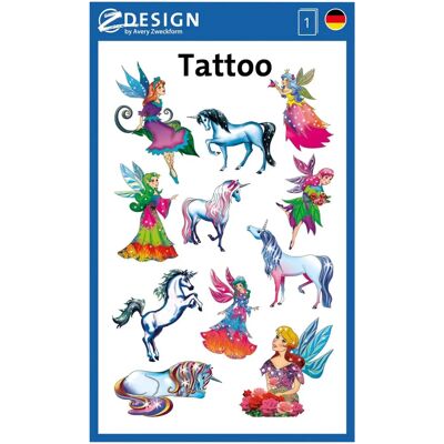 Avery Kids Tattoos Elfen Einhörner - Kindertattoos Avery Kids Tattoos Elfen Einhörner - Kindertattoos