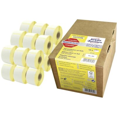 Avery Modell As0722390 Hvite Termiske Permanente Labels - Labels Avery Modell As0722390 Hvite Termiske Permanente Labels - Labels