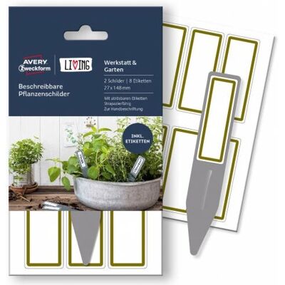 Avery Zweckform - 62029 - Grau/Weiß - Dekoratives Schild Avery Zweckform - 62029 - Grau/Weiß - Dekoratives Schild