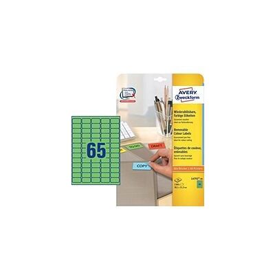Etichette autoadesive verdi Avery L4792-20 - Etichette Etichette autoadesive verdi Avery L4792-20 - Etichette