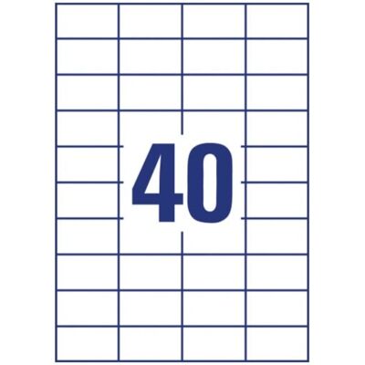 Avery Adresseetiketter Ultragrip 52,5x29,7mm - Adresseetiketter Avery Adresseetiketter Ultragrip 52,5x29,7mm - Adresseetiketter