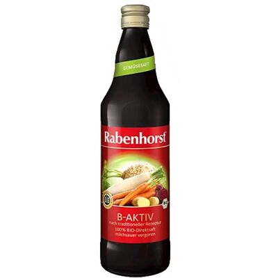 Rabenhorst B-Aktiv Bio-Gemüsesaft - Sellerie, Karotte, Rote Beete - Gemüse Rabenhorst B-Aktiv Bio-Gemüsesaft - Sellerie, Karotte, Rote Beete - Gemüse