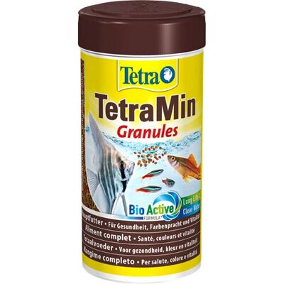 Tetra TetraMin Granules - Nourriture pour Poissons - 250ml - Publicité Tetra TetraMin Granules - Nourriture pour Poissons - 250ml - Publicité