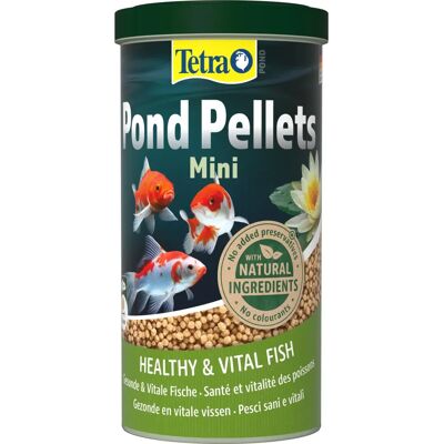Nourriture pour poissons de bassin Tetra Pond - Granulés flottants mini 1L Nourriture pour poissons de bassin Tetra Pond - Granulés flottants mini 1L