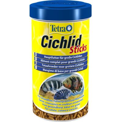 Palitos para Peces Cíclidos Tetra 10L - Alimentación Completa para Peces Grandes Palitos para Peces Cíclidos Tetra 10L - Alimentación Completa para Peces Grandes