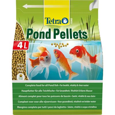 Tetra Pond Pellets Medium - Fish Food for Pond, 4L Tetra Pond Pellets Medium - Fish Food for Pond, 4L