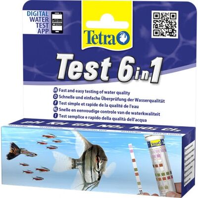 Tetra Strisce di Test - Kit di Test per Acquario 6 in 1 Tetra Strisce di Test - Kit di Test per Acquario 6 in 1