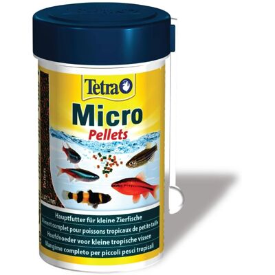 Tetra Micro Pellets - Teljes értékű eledel kis halaknak - 100 ml Tetra Micro Pellets - Teljes értékű eledel kis halaknak - 100 ml
