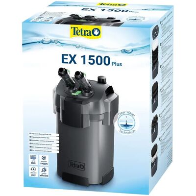 Tetra EX 1500 Plus Aquariumfilter - Außenfilter, 300-600L, Schwarz Tetra EX 1500 Plus Aquariumfilter - Außenfilter, 300-600L, Schwarz