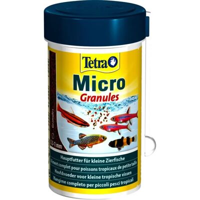 Tetra Micro Granules Fischfutter - Kleine Größe, Ausgewogene Ernährung Tetra Micro Granules Fischfutter - Kleine Größe, Ausgewogene Ernährung