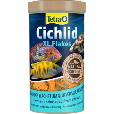 Tetra Cichlid XL-Flocken - Fischfutter für große Cichliden & Zierfische Tetra Cichlid XL-Flocken - Fischfutter für große Cichliden & Zierfische