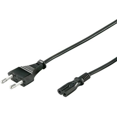 Hapena 41050 Câble d'alimentation - Câble IEC Type C, Noir Hapena 41050 Câble d'alimentation - Câble IEC Type C, Noir
