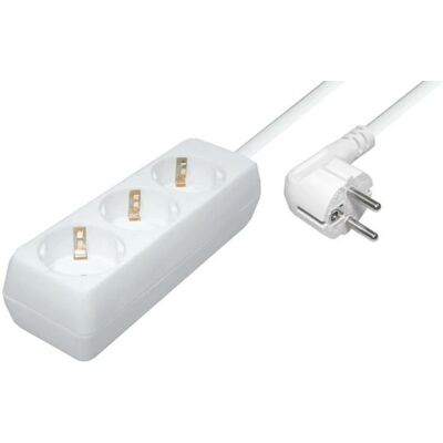 Hapena 47011 Weiß 3 m 3-outlet Power strip Hapena 47011 Weiß 3 m 3-outlet Power strip
