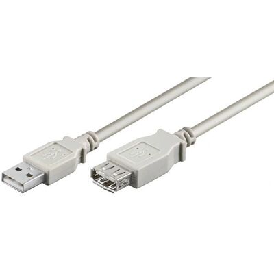 Hapena USB2AAV3 USB 2.0 Kabel - 3m - Grau Hapena USB2AAV3 USB 2.0 Kabel - 3m - Grau