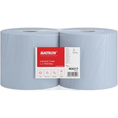Katrin Industriel Papier Bleu 3-Lignes - 464 217 - Publicité Katrin Industriel Papier Bleu 3-Lignes - 464 217 - Publicité