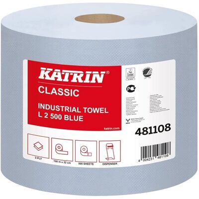 Katrin Blau Putztuchrolle L360xB220 - Reinigungstuchrolle Katrin Blau Putztuchrolle L360xB220 - Reinigungstuchrolle