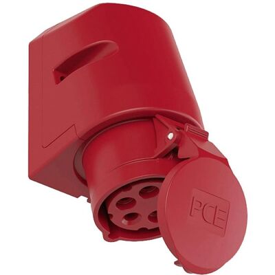 PCE PC Electric 115-6R Prise murale 5 pôles 400V Rouge - Publicité PCE PC Electric 115-6R Prise murale 5 pôles 400V Rouge - Publicité