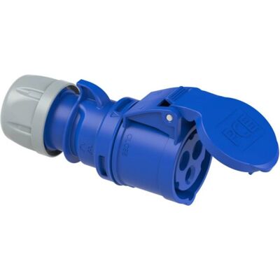 PCE Electric 182400003 Connecteur femelle CEE 3 broches 230V IP44 - Publicité PCE Electric 182400003 Connecteur femelle CEE 3 broches 230V IP44 - Publicité
