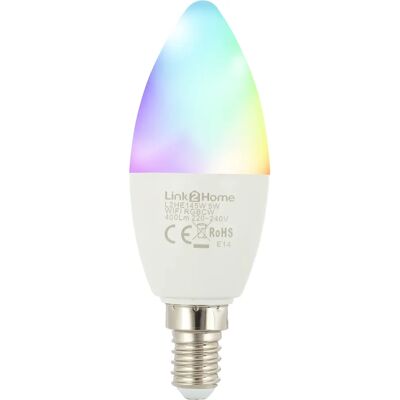 Link2Home Wi-Fi LED SES E14 RGB Dimmable Bulb - Smart Light Link2Home Wi-Fi LED SES E14 RGB Dimmable Bulb - Smart Light
