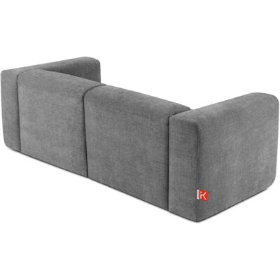 KONSIMO Buffo Einzelsofa - 73cm Höhe - Grau - Sofa KONSIMO Buffo Einzelsofa - 73cm Höhe - Grau - Sofa