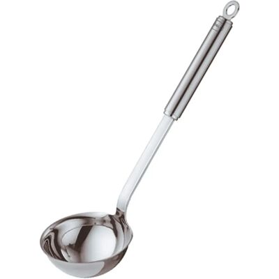 RÖSLE Edelstahl Schöpflöffel - 9cm Ø, 33,5cm Länge - Suppen & Soßen RÖSLE Edelstahl Schöpflöffel - 9cm Ø, 33,5cm Länge - Suppen & Soßen