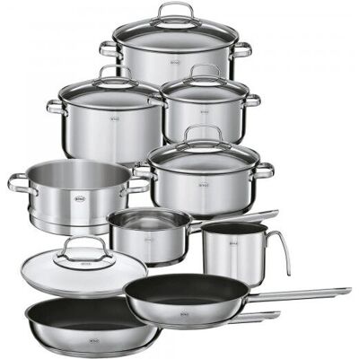 RÖSLE Elegance Kookset - RVS, inductie, vaatwasmachinebestendig RÖSLE Elegance Kookset - RVS, inductie, vaatwasmachinebestendig