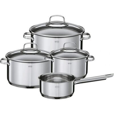 Set Pentole RÖSLE ELEGANCE in Acciaio Inox - 7 Pezzi Set Pentole RÖSLE ELEGANCE in Acciaio Inox - 7 Pezzi