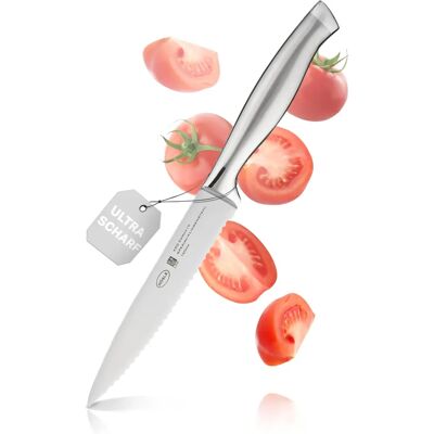 Rösle Basic Line Küchenmesser - 13cm, Edelstahl, Silber - Küchenmesser Rösle Basic Line Küchenmesser - 13cm, Edelstahl, Silber - Küchenmesser